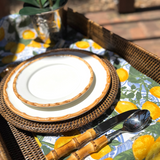 Bamboo Cutlery Set Silver