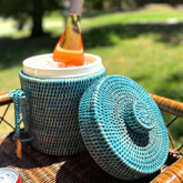 Rattan Ice Bucket