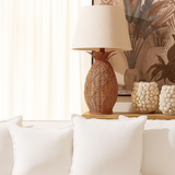 RATTAN PINEAPPLE LAMP
