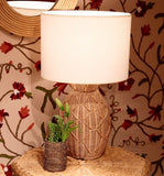 RATTAN PINEAPPLE LAMP