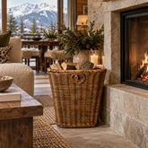 Sloane Wood-log basket