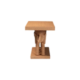 Rattan Elephant Console