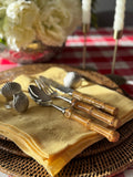 Bamboo Cutlery Set Silver