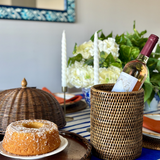 Rattan Cake Dome With Tray