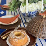 Rattan Cake Dome With Tray