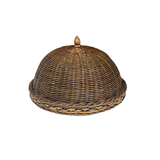Rattan Cake Dome With Tray