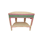 Scalloped Rattan Console Ealing