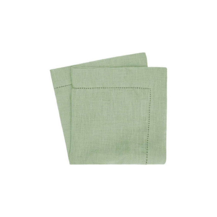 Linen Napkin Pistachio  (set of 12) - Image 1