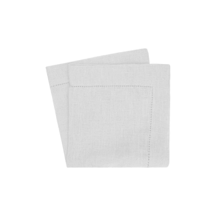 Linen Napkin snow  (set of 12) - Image 1