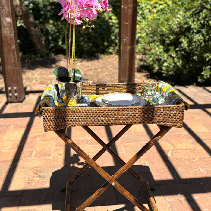Rattan Butler Tray - Image 3