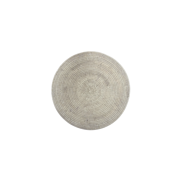 Round rattan placemat - Image 1