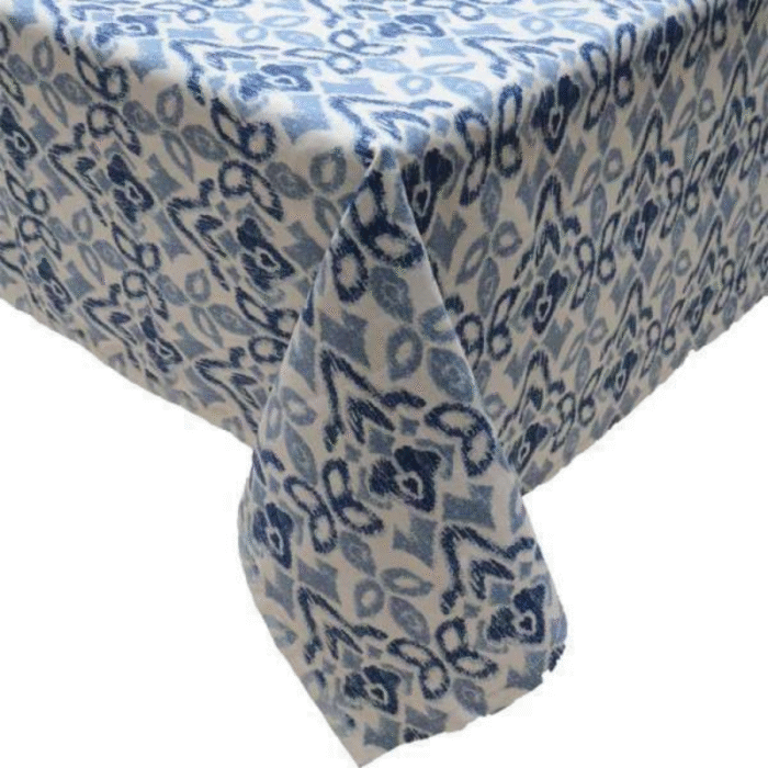 Tablecloth Ikat Blue - Image 1